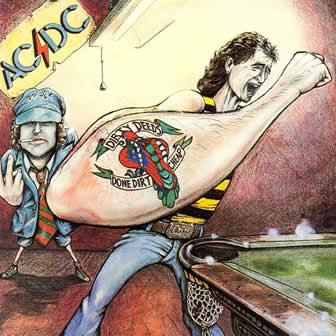 Группа AC/DC альбом Dirty Deeds Done Dirt Cheap (1976)