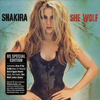 Исполнительница Shakira альбом She Wolf (2009)